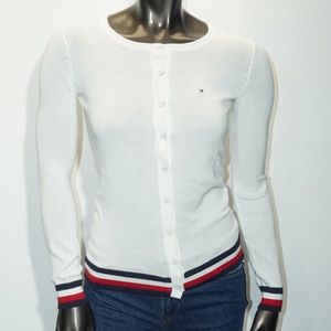 Long sleeve button up sweater